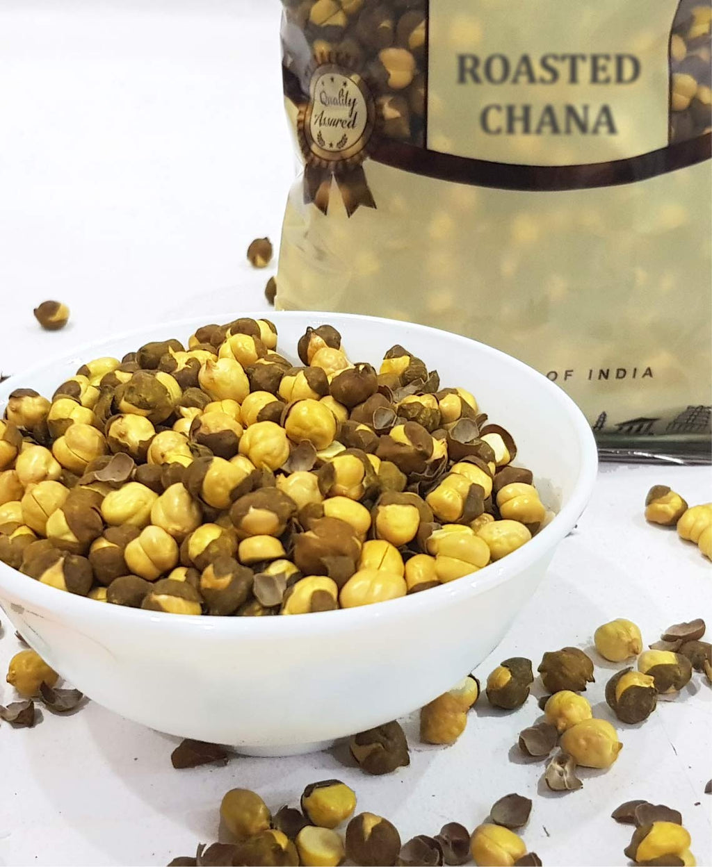 Indiana Roasted Chana, Chickpeas, Bhuna Chana Roasted, Chane - 360Gm