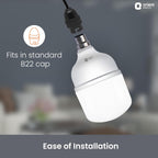 Orient Electric Eternal Shine LED Bulb | 60 Watts | 12 Months Warranty | Cool White, Pack of 1 | 25000 Hours + 180 degree coverage