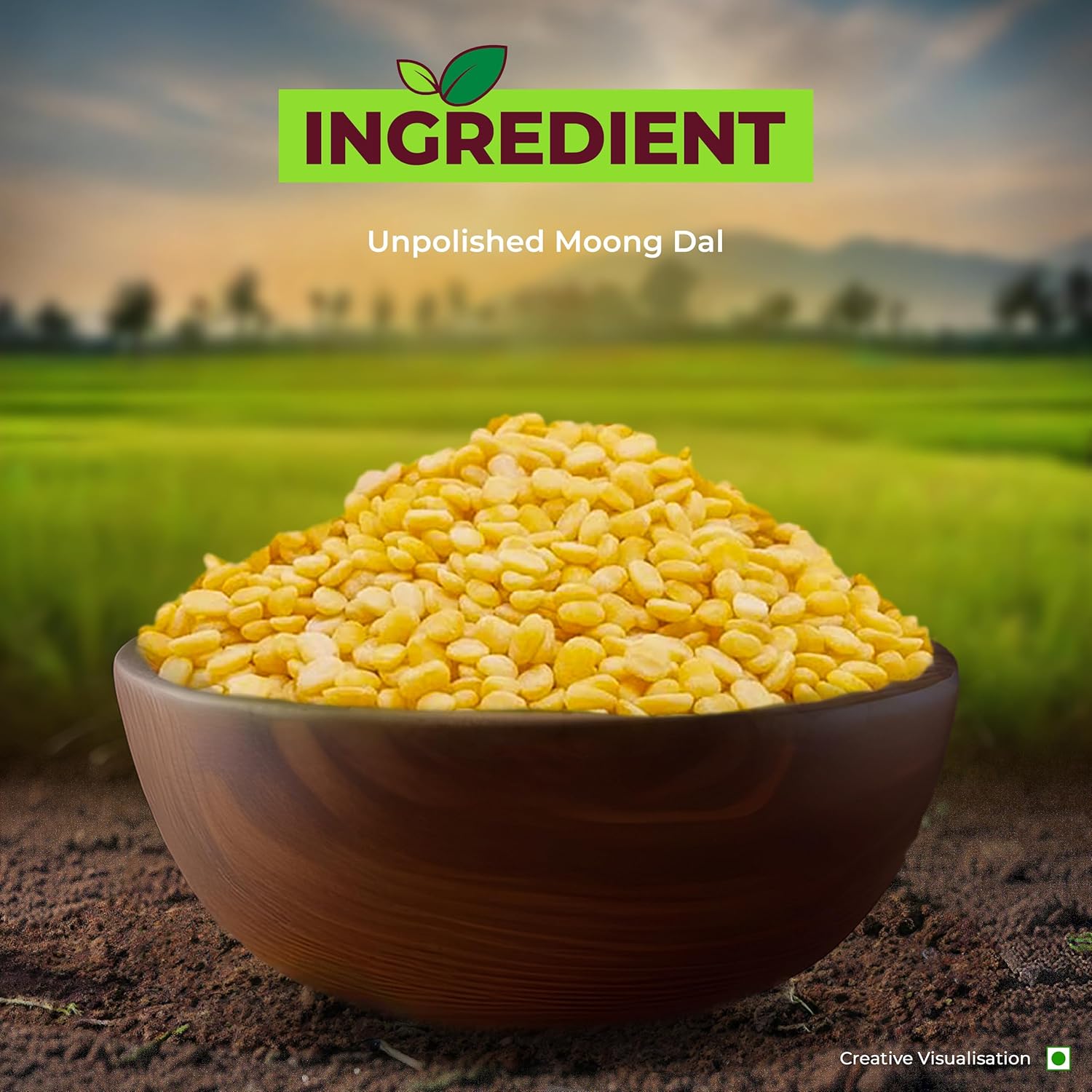 Aashirvaad Organic Moong Dal, 500 g,