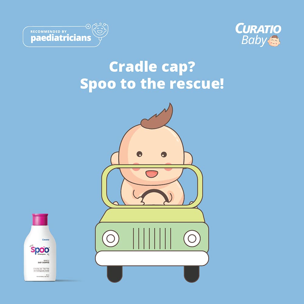 Spoo Shampoo Spoo No-Tear Formula Baby Shampoo 125 ml (Pack of 2)