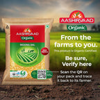 Aashirvaad Organic Moong Dal, 500 g,