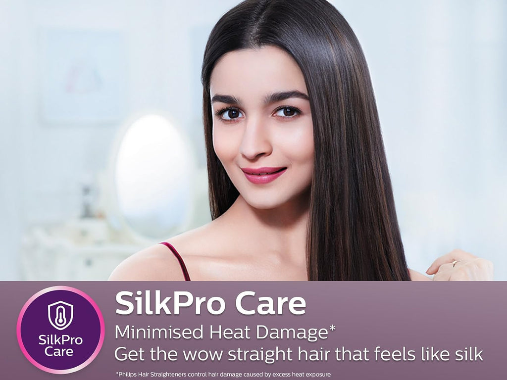 Philips Straightener (Black) & Dryer (Purple) Combo