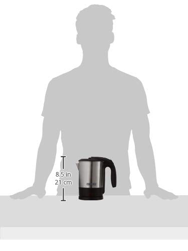USHA Ek 3710 Electric Kettle 1 L, 1350 Watt (Ss 201 Food Safe Material), Black, 1 Liter, 1350 Watt