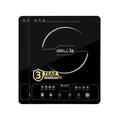 iBELL 20YO Induction Cooktop 2000W (Pack of 2) | 3-YEAR WARRANTY | Electric Double Induction Stove with Full Touch Control, Auto Shut-Off & Overheat Protection, Crystal Glass Surface.
