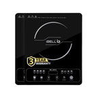 iBELL 20YO Induction Cooktop 2000W (Pack of 2) | 3-YEAR WARRANTY | Electric Double Induction Stove with Full Touch Control, Auto Shut-Off & Overheat Protection, Crystal Glass Surface.