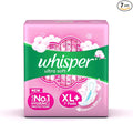 Whisper Ultra Soft Sanitary Pads for Women, XL+ 7 Napkins