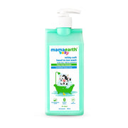 Mamaearth Milky Soft Head to Toe Wash With Oats, Milk, and Calendula for Babies | pH 5.5 | 2-in-1 Tear-Free Body Wash & Shampoo | Moisturizes and Soothes Skin | Made Without Toxins | Soap Free gentle Cleanser | 400 ml