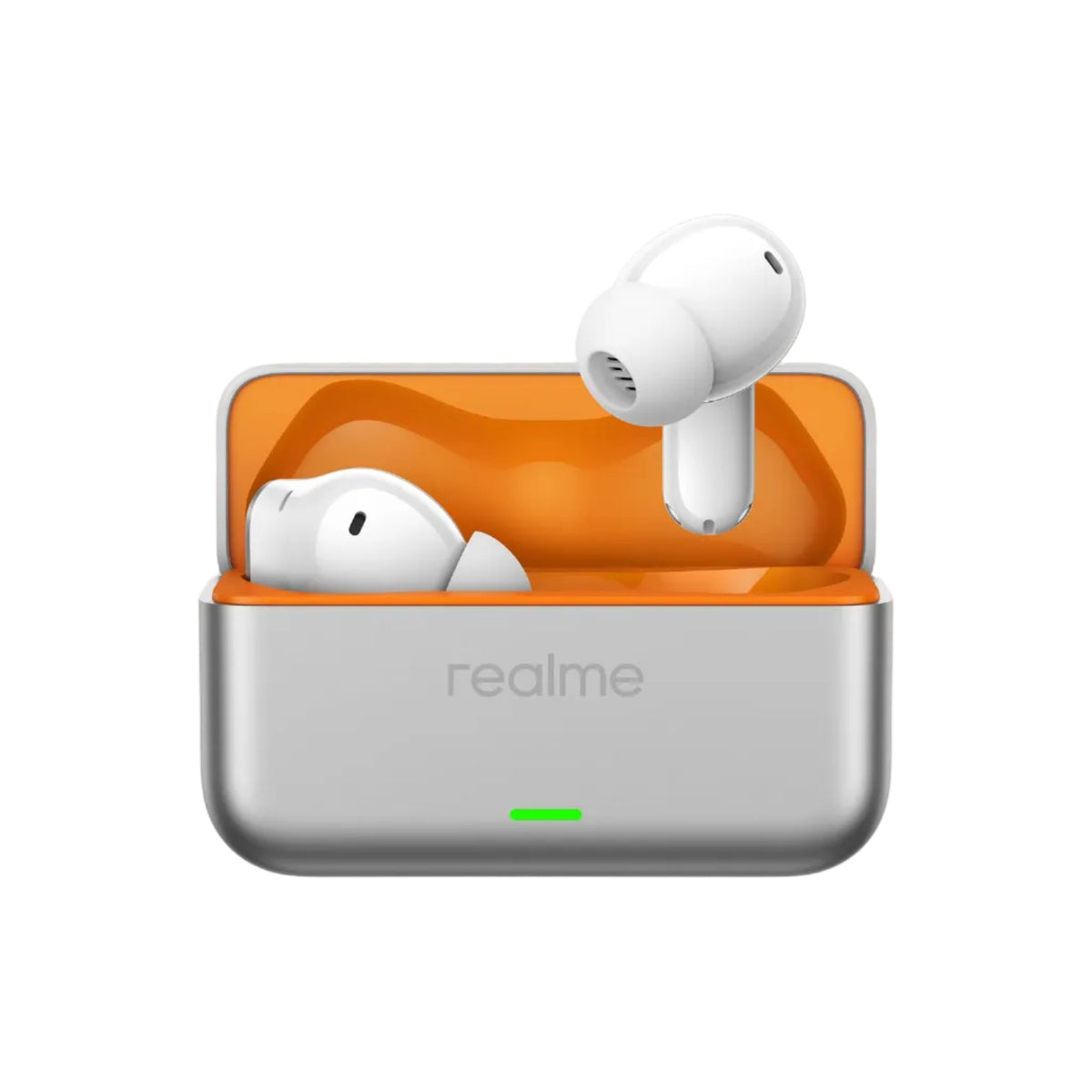 realme Buds T500 Pro TWS Earbuds with 12.4mm Drivers, Upto 50dB ANC,3D Spatial Audio, 56H Playtime, AI ENC, IP55 Rating, and 45ms Low Latency BT 6.1 (Orange Mint)