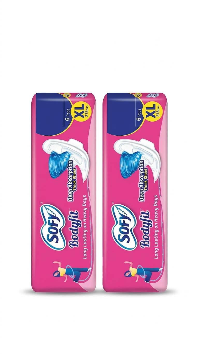 Sofy Bodyfit Regular Sanitary Pads, Pack of 2