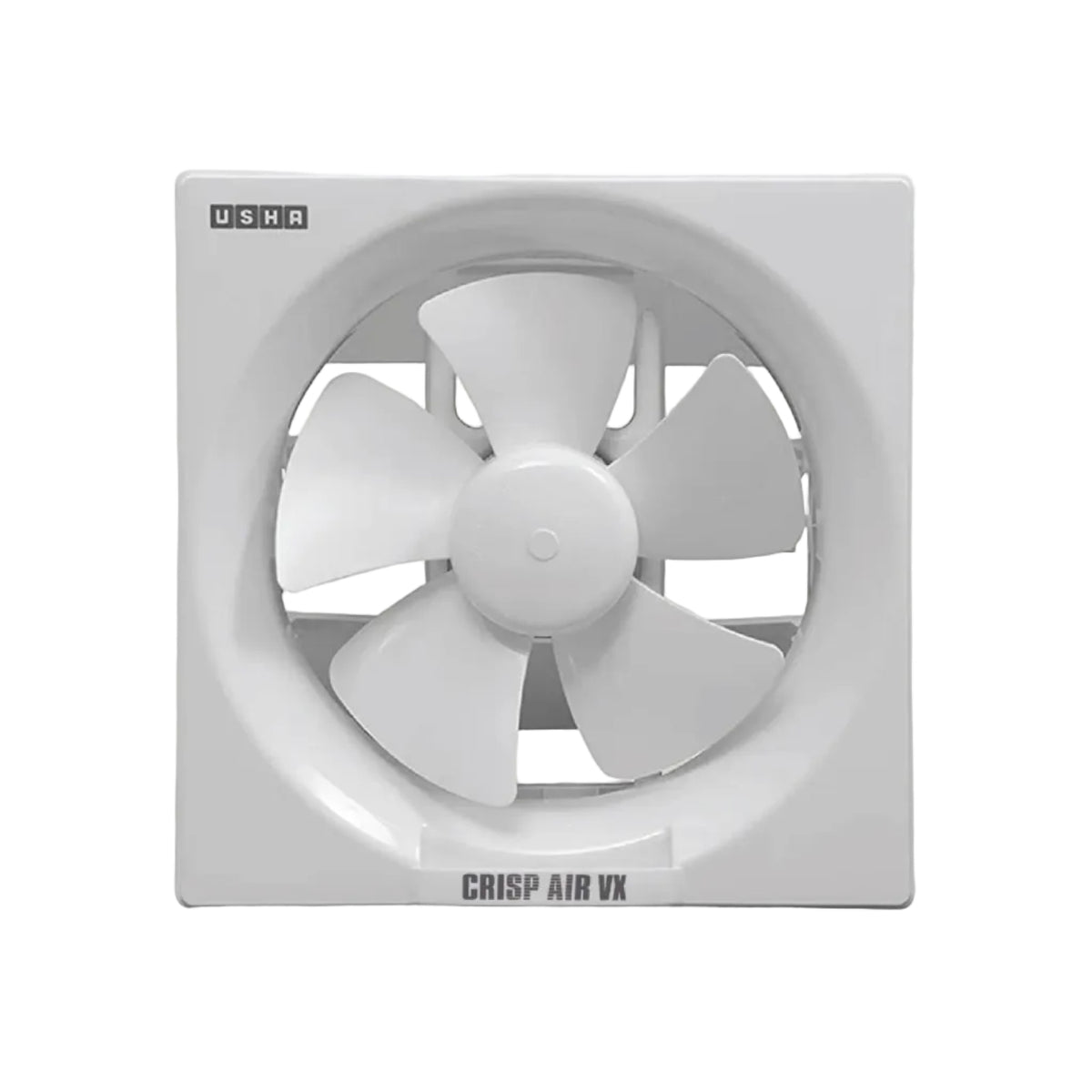 USHA Crisp Air VX Exhaust Fan | 150mm Sweep Size | 240mm Duct Size | 100% Copper Motor | 2 Year Warranty | (White)