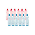 MILTON Pacific 1000 Pet Water Bottles, 1 Litre Each, Set of 12, Sky Blue and Red | BPA Free | Leak Proof | Office Bottle | Gym Bottle | Home | Kitchen | Travel Bottle | Hiking | Treking | Reusable