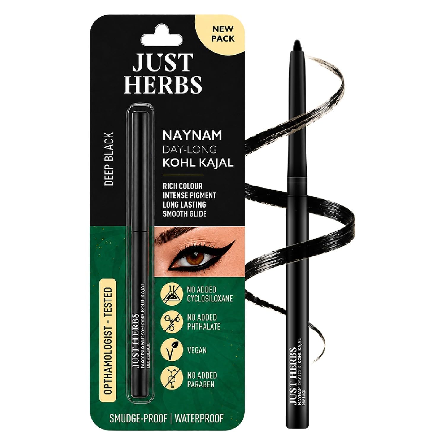 Just Herbs Just Herbs Naynam Herbal Eyeliner Kajal