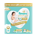 Pampers Premium Care Pant Style Baby Diapers M 54 Count | No Marks Design | Voted India’s #1 Softest Diaper | All in 1 diaper with 360 Cottony Softness