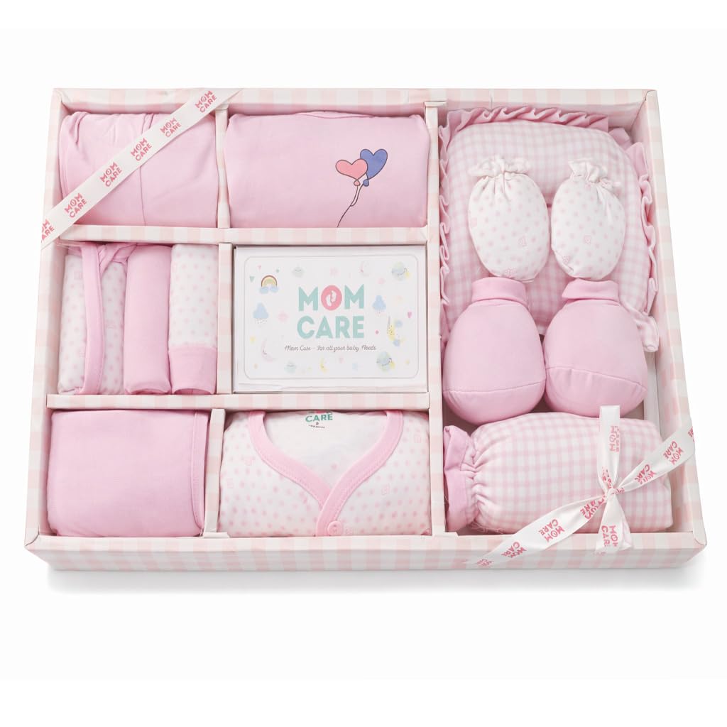 MOM CARE Newborn Baby Gift Set (11 Pieces)
