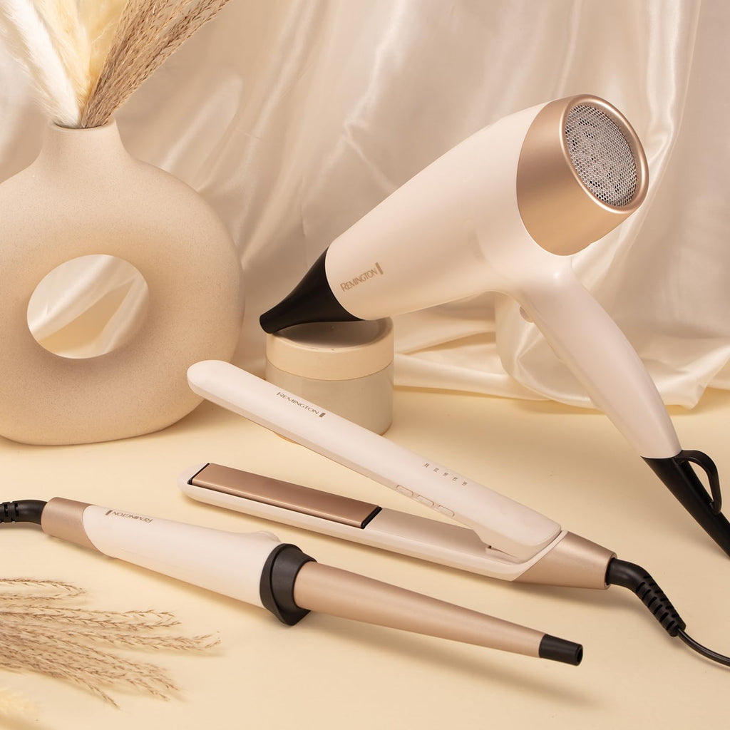 Remington Shea Soft Curling Wand CI4740 | Advanced 13-25mm Ceramic Barrel Enriched with Shea Oil | 30-Second Heat-Up, Adjustable Temperature Control, Stay Cool Tip, and Heat Protection Stand