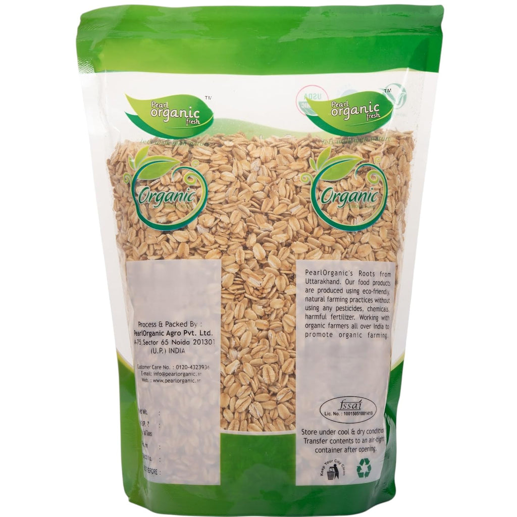 Pearl Organic Fresh Rolled Oats 400g