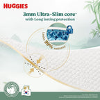 Huggies Naturemade Premium Ultra-thin Bamboo diapers XL 34pc,12hr lock
