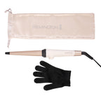 Remington Shea Soft Curling Wand CI4740 | Advanced 13-25mm Ceramic Barrel Enriched with Shea Oil | 30-Second Heat-Up, Adjustable Temperature Control, Stay Cool Tip, and Heat Protection Stand