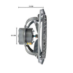 Usha Aeroclean 300 mm (12‑Inch) Exhaust Fan | Goodbye Oil & Dust Lacquer Coating | 100% Copper Motor | Scratch‑&‑Stain‑Resistant | Aerodynamically Balanced Blades | 2‑Year Warranty| Metallic Grey