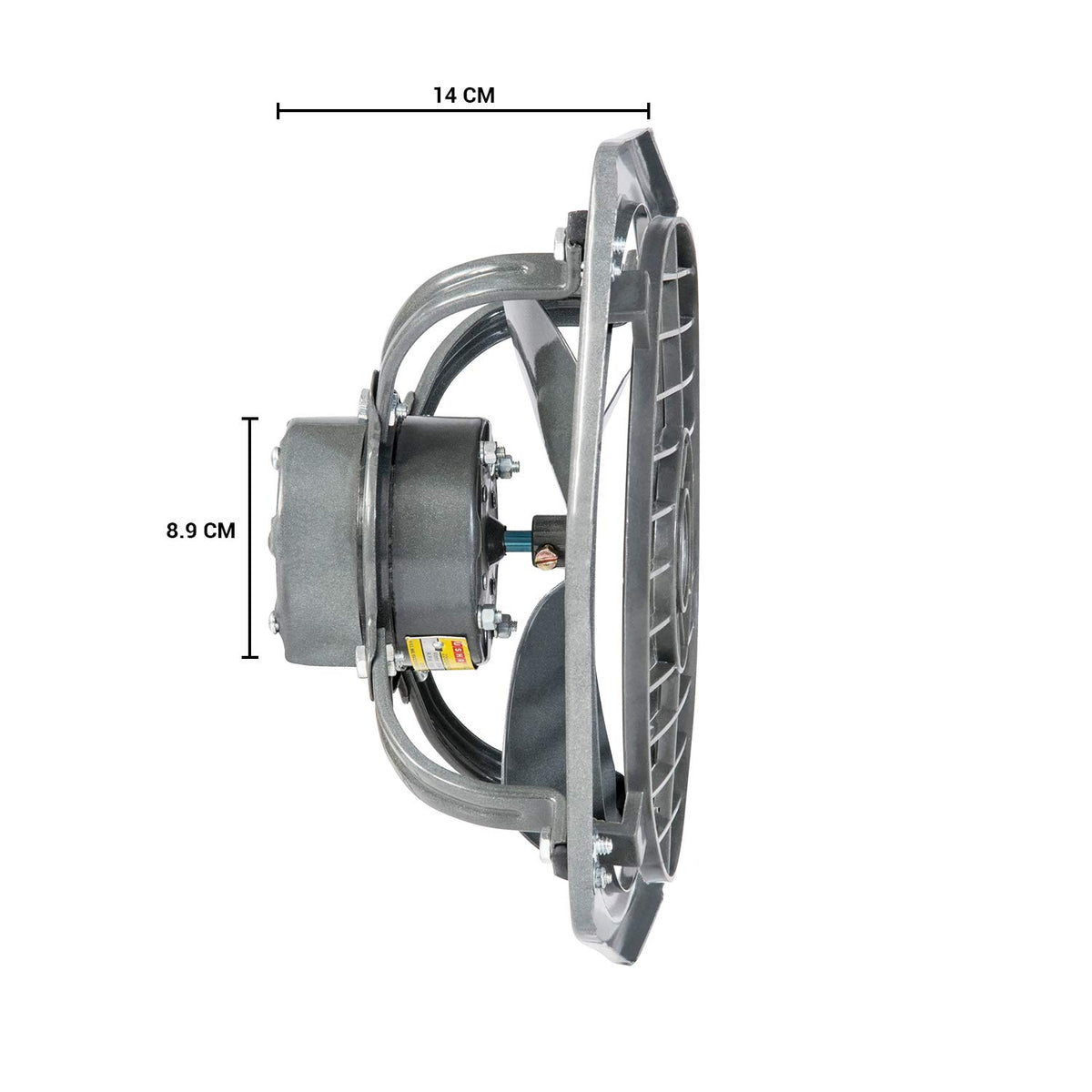 Usha Aeroclean 300 mm (12‑Inch) Exhaust Fan | Goodbye Oil & Dust Lacquer Coating | 100% Copper Motor | Scratch‑&‑Stain‑Resistant | Aerodynamically Balanced Blades | 2‑Year Warranty| Metallic Grey