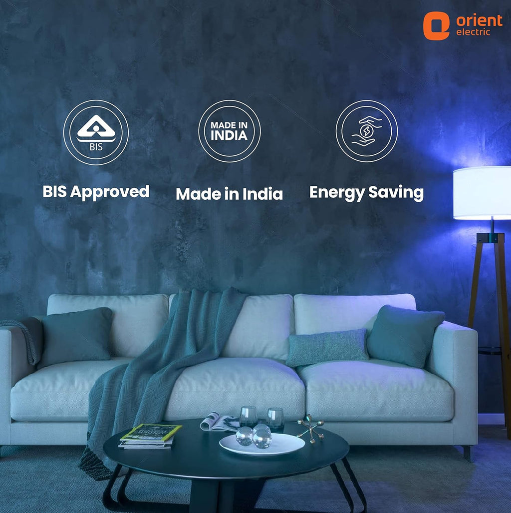 Orient Electric Eternal Shine LED Bulb 7W, Multicolour (Pack of 4)