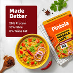 Pintola 26g High Protein Masala Oats 750g, Magic Masala, Breakfast Cereal with High Fiber & Veggies, No Palm Oil, No Preservatives, 5 min Healthy Snack, Helps Manage Weight, Gym Endurance & Gut Friendly