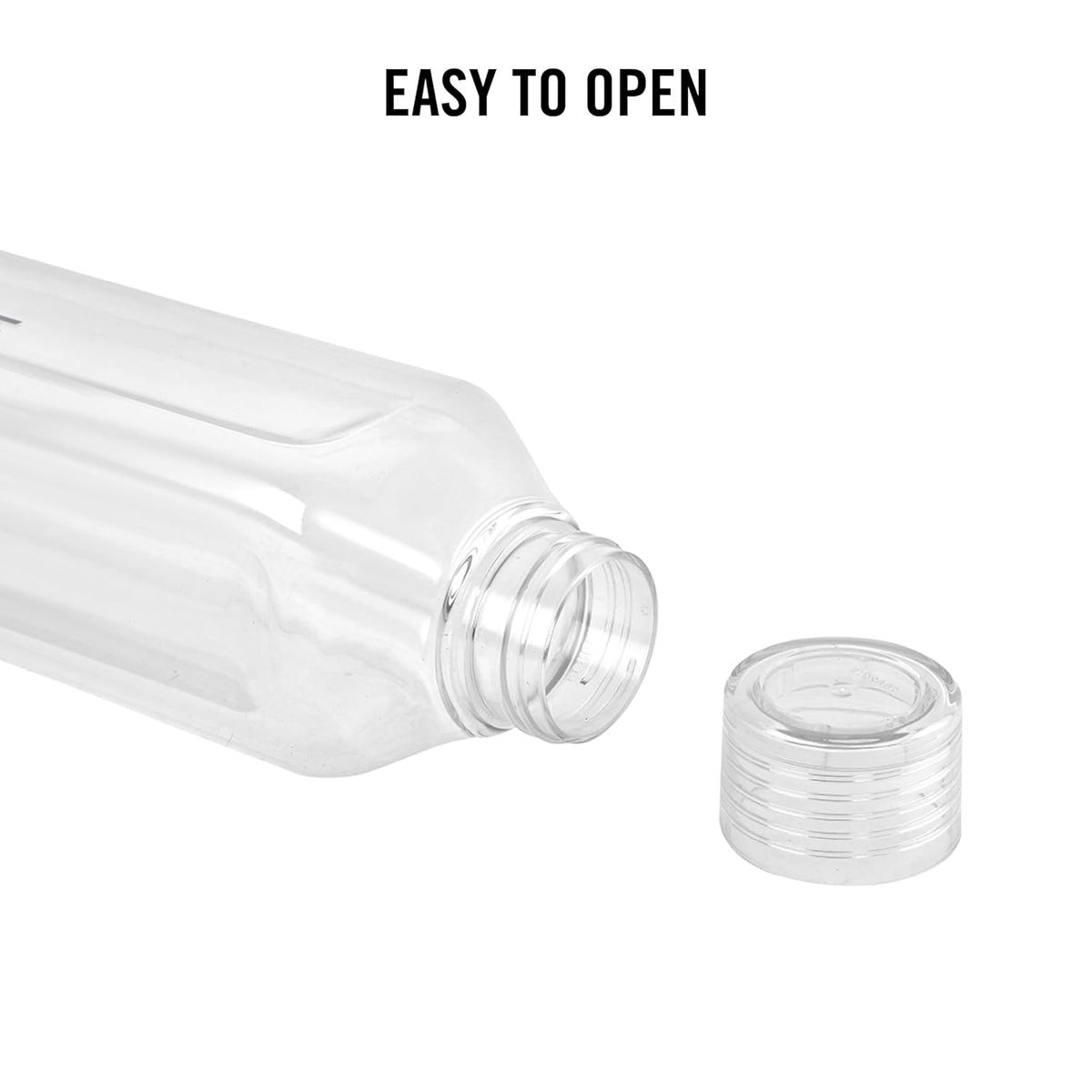 CELLO Venice Exclusive Edition Water Bottles Set of 3 Pcs For Daily Use 1000ml, Transparent | Unbreakable BPA-Free Leakproof Refrigerator Safe Pet Water Bottle For School, Office, Kitchen & Travel