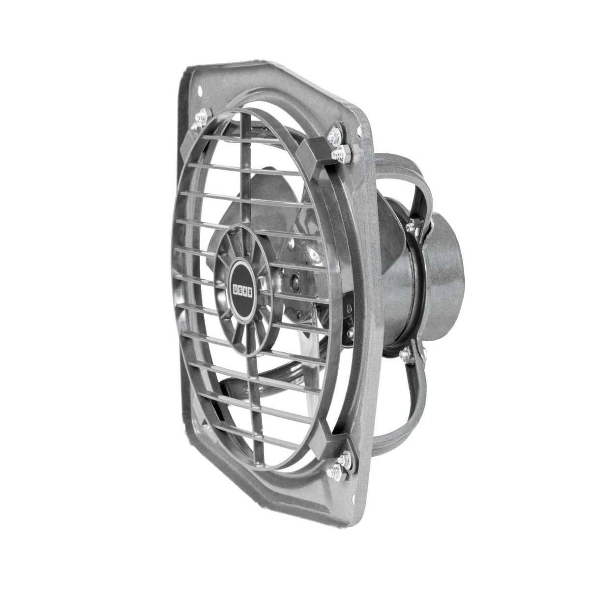 Usha Aeroclean 300 mm (12‑Inch) Exhaust Fan | Goodbye Oil & Dust Lacquer Coating | 100% Copper Motor | Scratch‑&‑Stain‑Resistant | Aerodynamically Balanced Blades | 2‑Year Warranty| Metallic Grey