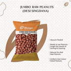 Shrego Jumbo Raw Peanut, Desi Singdana, Vacuum Packed (1 kg)