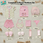 MOM CARE Newborn Baby Gift Set (11 Pieces)