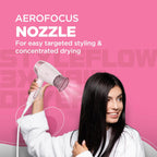 Havells Styling Hair Dryer | 3 Detachable Attachments | Diffuser, Quill-Style Comb & Aerofocus Nozzle | 3 Temperature/ 2 Speed Settings | Cool Shot | 2 Year Guarantee | HD5161