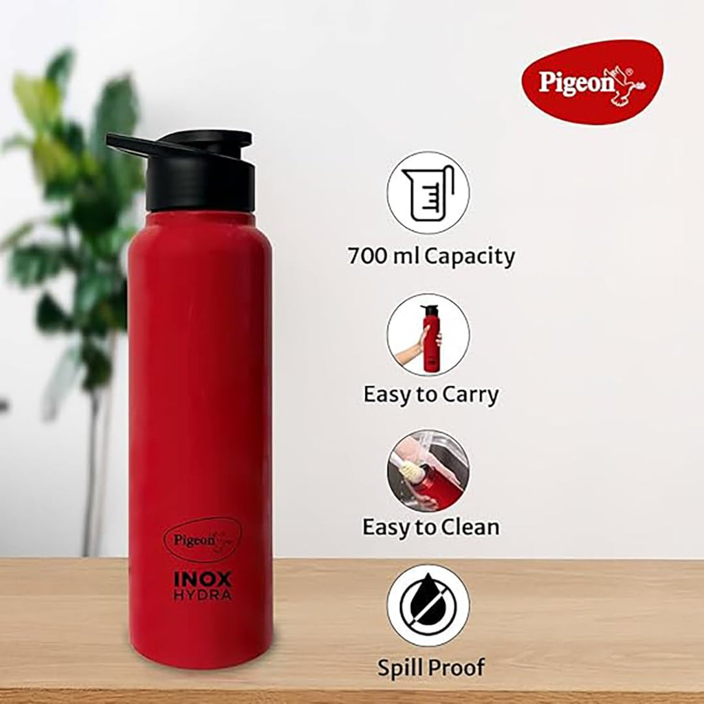 Pigeon 1.5 litre Hot Kettle and Stainless Steel Water Bottle Combo used for boiling Water, Making Tea and Coffee, Instant Noodles, Soup with Auto Shut- off Feature, 1300 W
