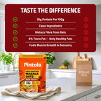 Pintola 26g High Protein Masala Oats 750g, Magic Masala, Breakfast Cereal with High Fiber & Veggies, No Palm Oil, No Preservatives, 5 min Healthy Snack, Helps Manage Weight, Gym Endurance & Gut Friendly