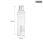 CELLO Venice Exclusive Edition Water Bottles Set of 3 Pcs For Daily Use 1000ml, Transparent | Unbreakable BPA-Free Leakproof Refrigerator Safe Pet Water Bottle For School, Office, Kitchen & Travel