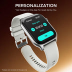 boAt Ultima Ember smartwatch with 1.96” AMOLED Display, AOD, Personalized Fitness Nudges, Functional Crown,100+ Sports Modes, Create Your Own Watchface, smartwatch for man and Woman (Silver Myst)