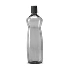 MILTON Pacific Pack of 6 Water Bottles, 1 Litre Each, Reusable Plastic Fridge Bottle Set, BPA Free and Leak Proof Bottles for Travel, Work, Grey