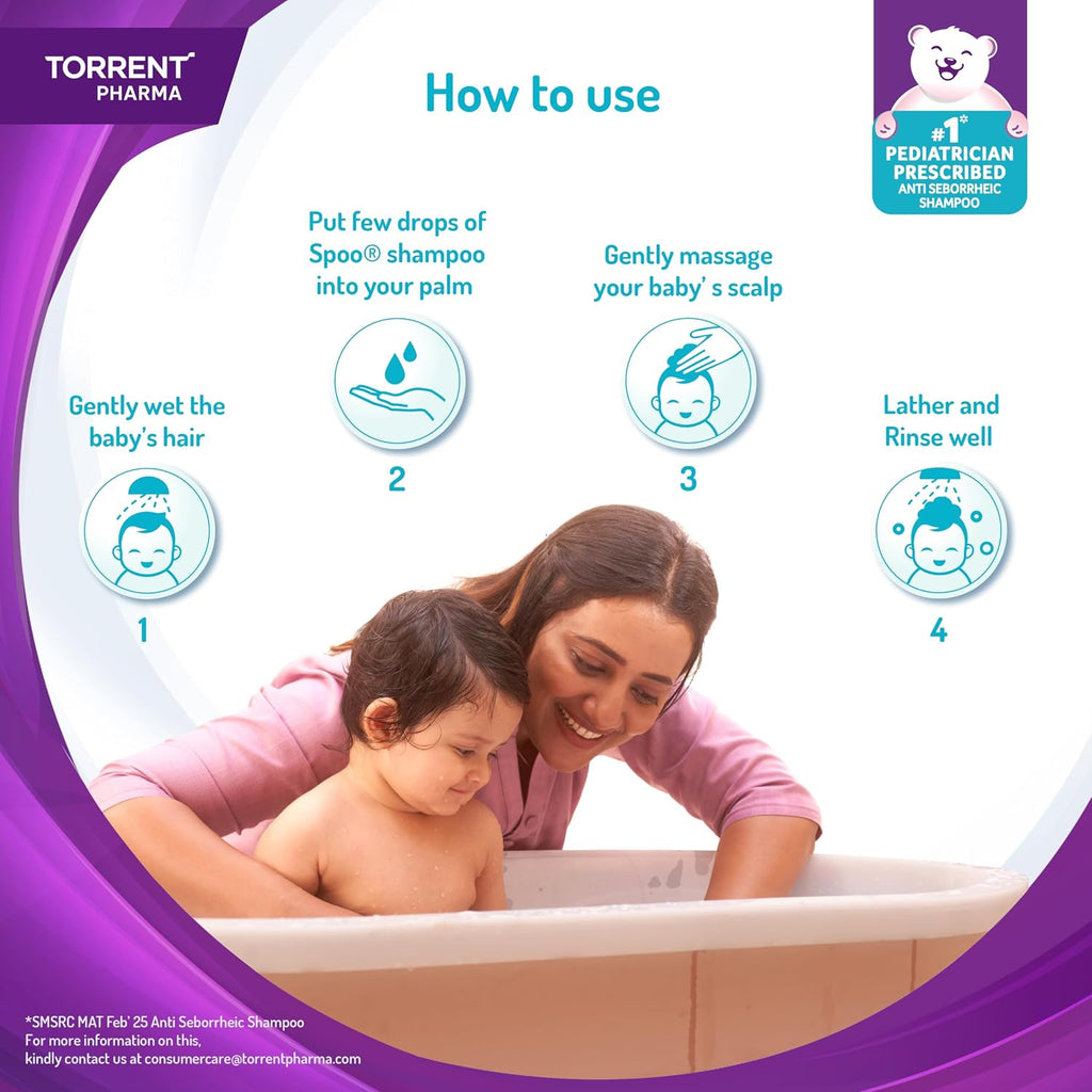 Spoo No-Tear Formula baby shampoo 200ml from Tedibar Family
