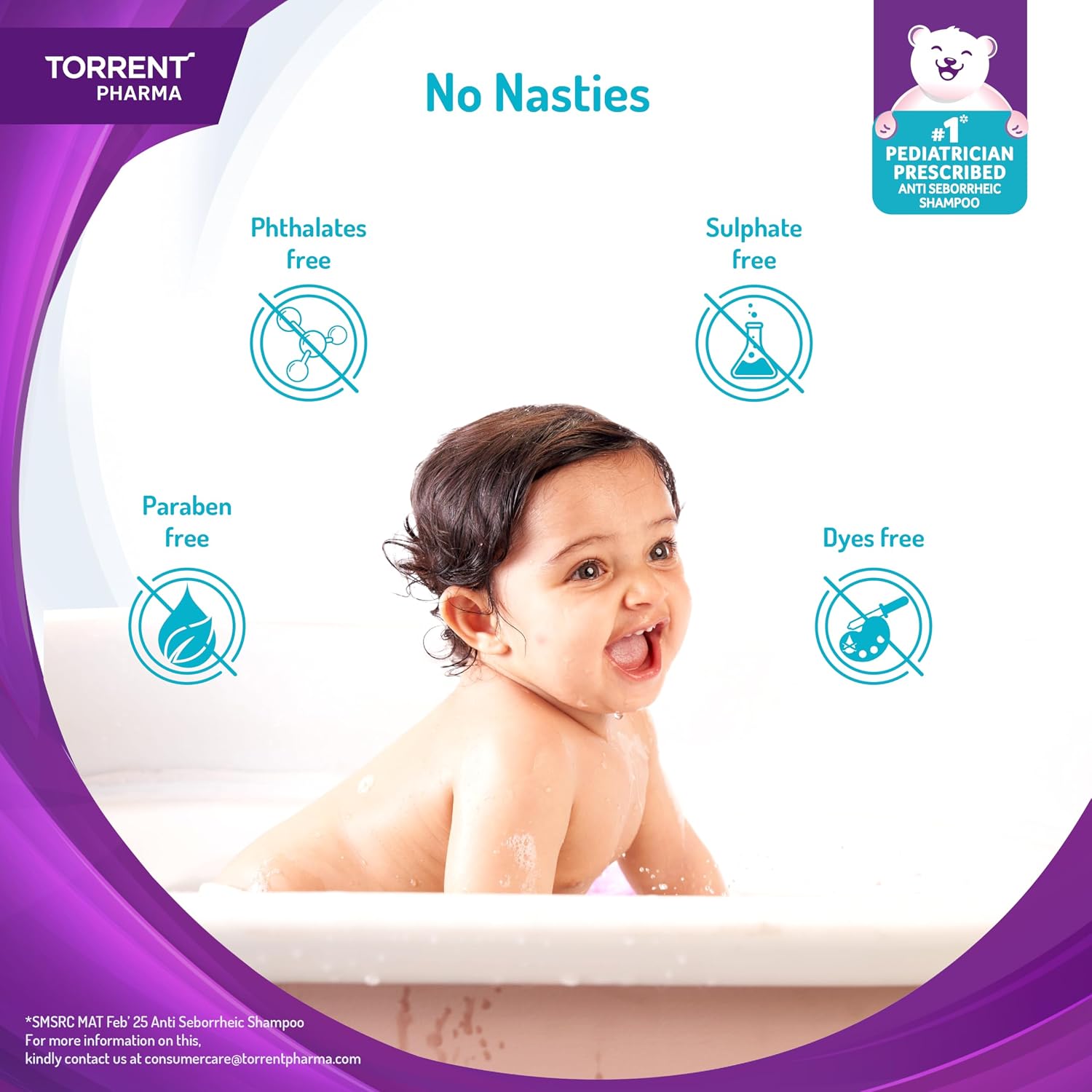 Spoo No-Tear Formula baby shampoo 200ml from Tedibar Family
