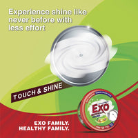 Exo Round Dishwash Bar 700gm X 2 | Complete Dishwashing Solution With Anti-Bacterial Efficacy & Goodness of Ginger Remove Tough Grime Stains With Ease | Experience Hygienic & Superior Cleaning