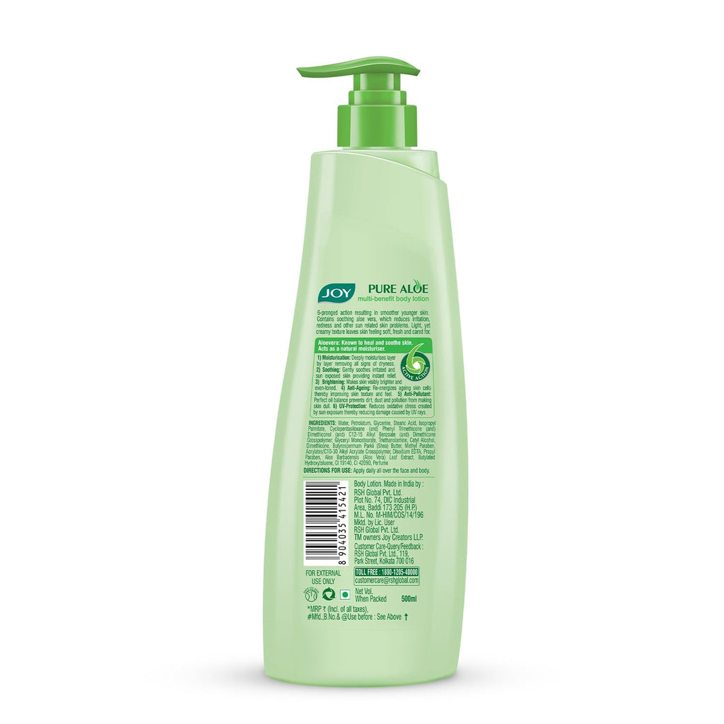 Joy Pure Aloe Light Moisturizing Body Lotion 500ml