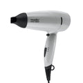 IKONIC 1800 Pro Hair Dryer Grey 2-Speed Temperature Settings with Cool Shot One Nozzle for Concentrated Airflow Spiral Device Cable Folding Design Travel Friendly, 1800Watt All Hair Type