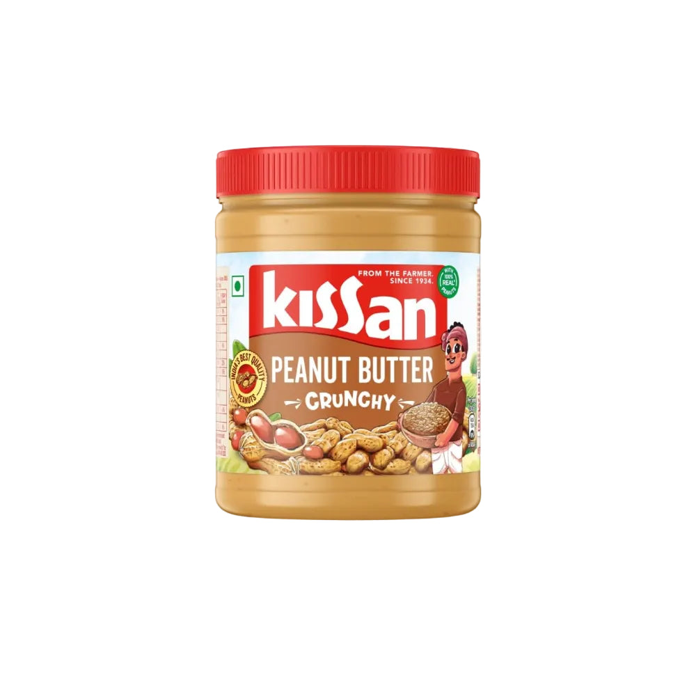 Kissan Crunchy Peanut Butter | High Protein | With Perfectly Roasted Peanuts | Naturally Gluten Free|| 920 g