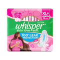Whisper Ultra Skin Love Soft Sanitary Pads for Women, XL+ 15 Pads