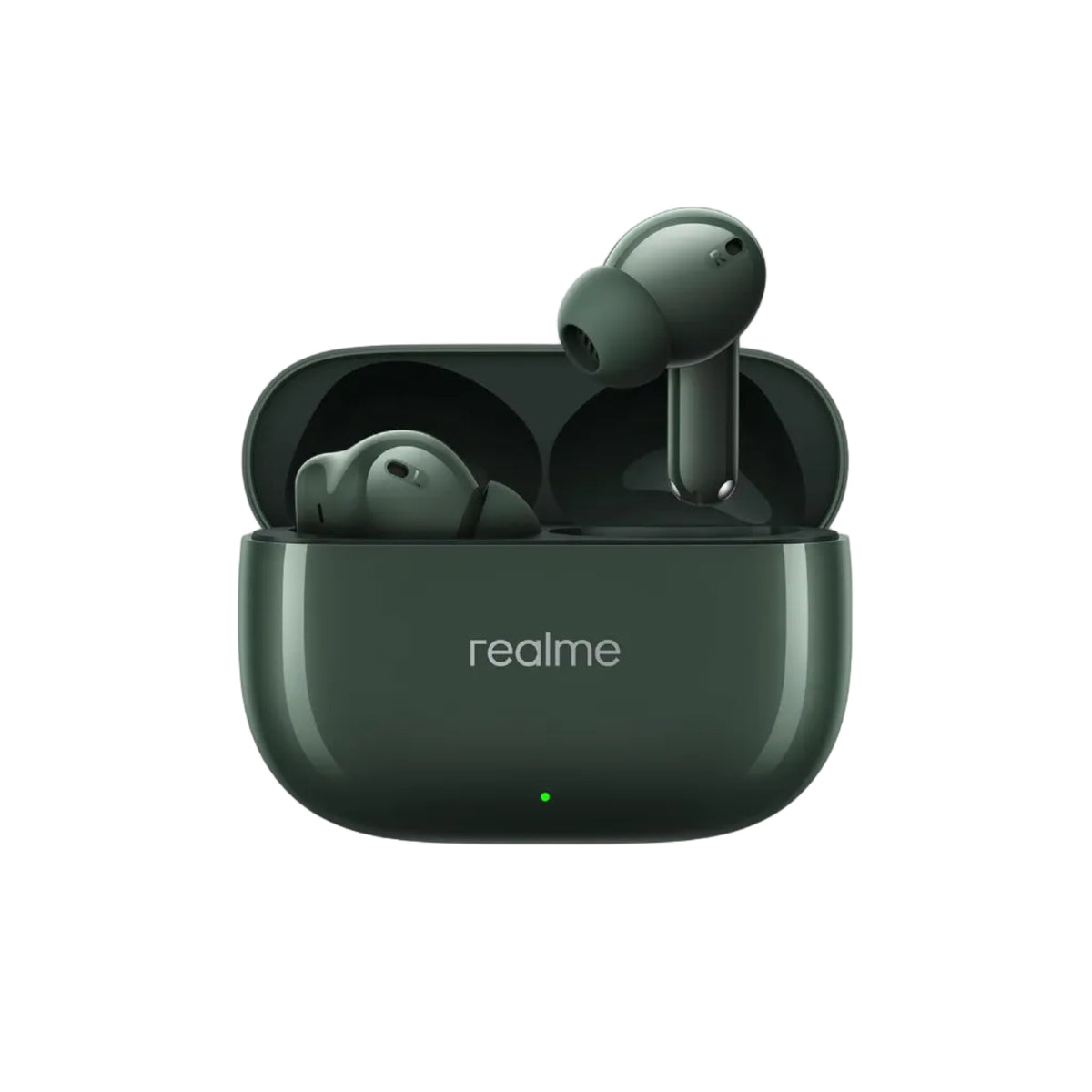 realme Buds T310 Truly Wireless in-Ear Earbuds with 46dB Hybrid ANC, 360° Spatial Audio, 12.4mm Dynamic Bass Driver, Upto 40Hrs Battery and Fast Charging (Dome Green)