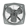 Usha Aeroclean 300 mm (12‑Inch) Exhaust Fan | Goodbye Oil & Dust Lacquer Coating | 100% Copper Motor | Scratch‑&‑Stain‑Resistant | Aerodynamically Balanced Blades | 2‑Year Warranty| Metallic Grey