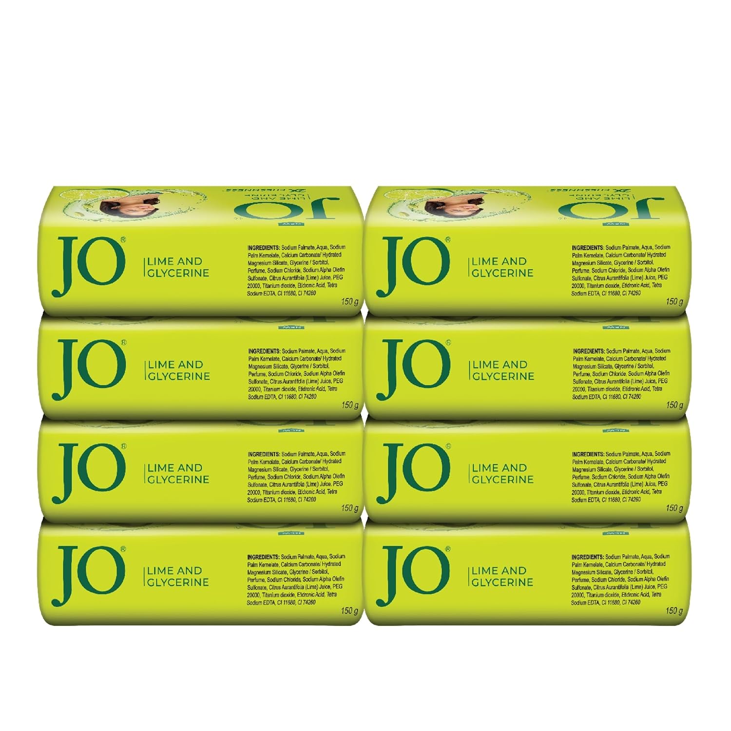 JO Lime Fresh Soap (Pack of 8)