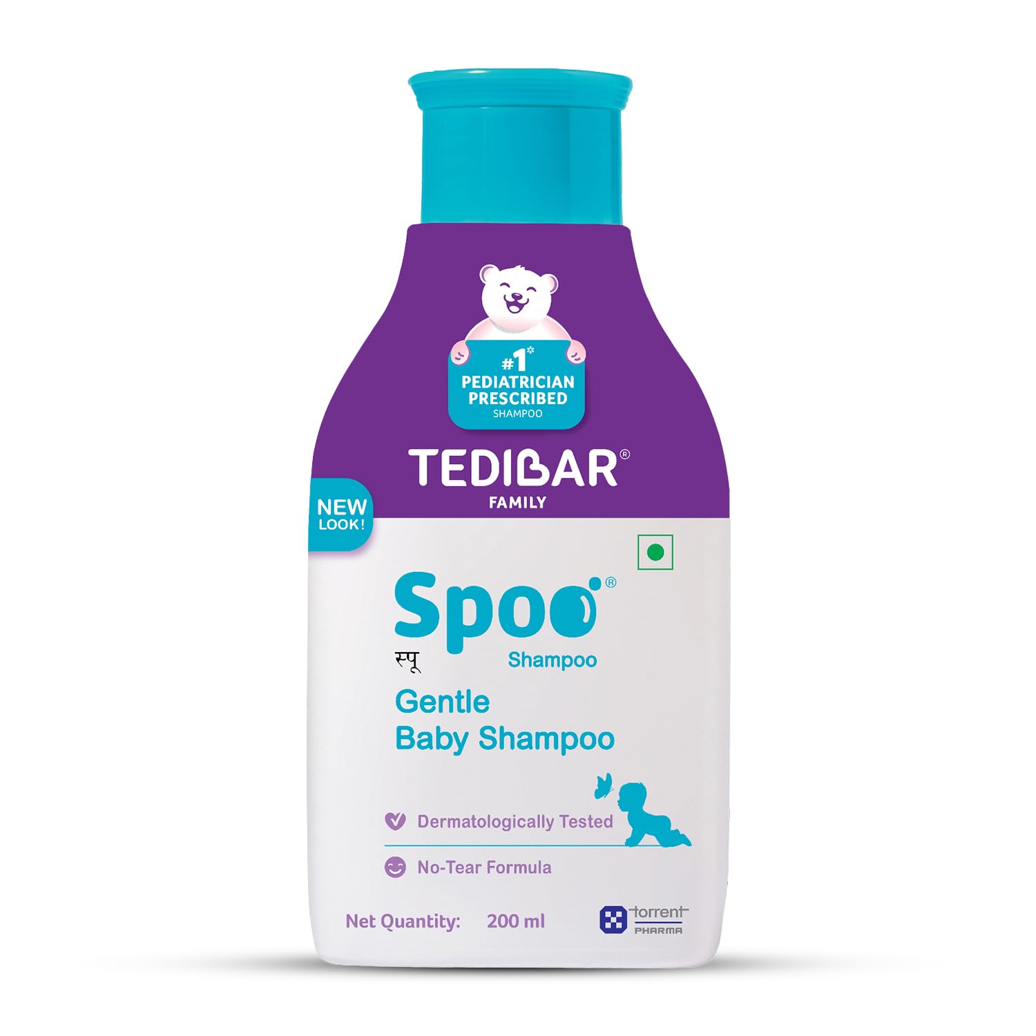 SPOO Tedibar Gentle Baby Shampoo 200Ml No Tears