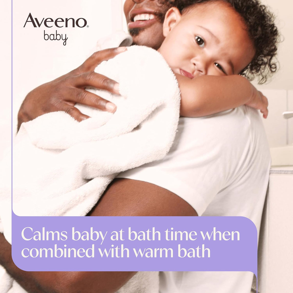 Aveeno Baby Calming Comfort Bath Lavender & Vanilla Lotion 18 Ounce