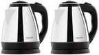 Butterfly EKN 1.5 Litre Stainless Steel Electric Kettle | 1500 W | 360 Swivel Power Base | Auto Shut Off | For Hot Water, Tea, Coffee, Noodles | Dry Boil Protection | (Pack of 2)