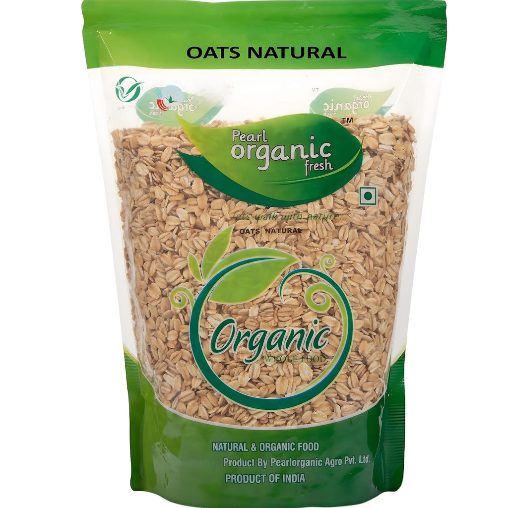 Pearl Organic Fresh Rolled Oats 800gm